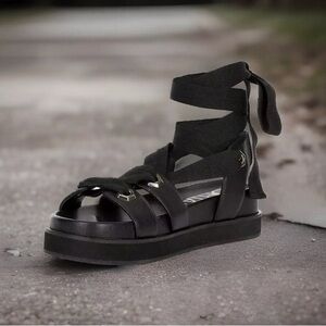 Deltan Blayke Ankle Wrap Platform Sandals from Dillard's 6M